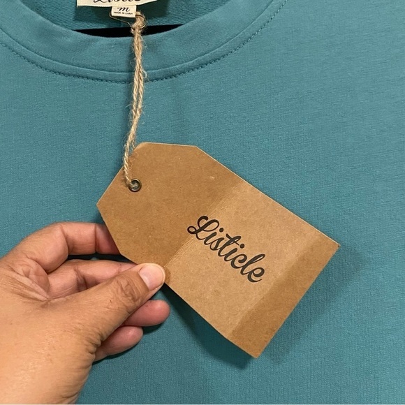 Listicle Tiered Ruffle Dress Size Medium NWT - Picture 6 of 13